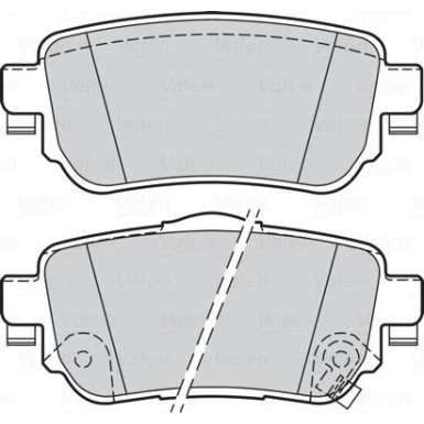 Valeo | Bremsbelagsatz, Scheibenbremse | 302165