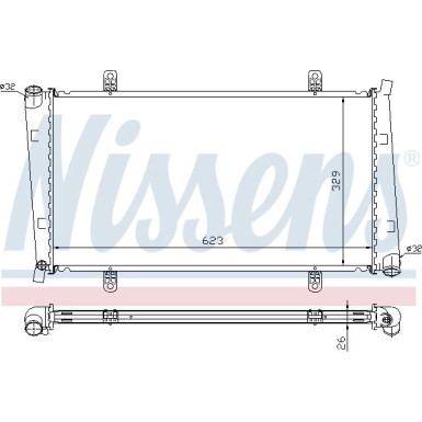 Nissens | Kühler, Motorkühlung | 65560A