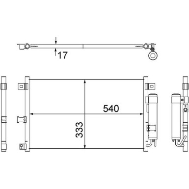 Mahle | Kondensator, Klimaanlage | AC 507 000S