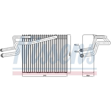 Nissens | Verdampfer, Klimaanlage | 92215