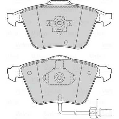 Valeo | Bremsbelagsatz, Scheibenbremse | 302056