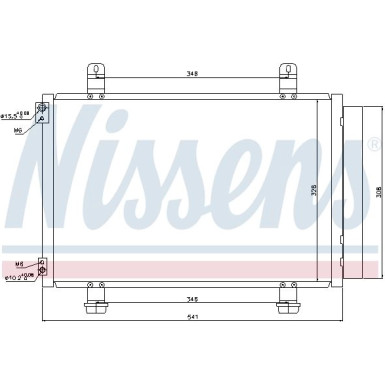 Nissens | Kondensator, Klimaanlage | 940079