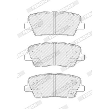 Ferodo | Bremsbelagsatz, Scheibenbremse | FDB4391