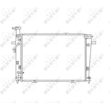 NRF | Kühler, Motorkühlung | 53496