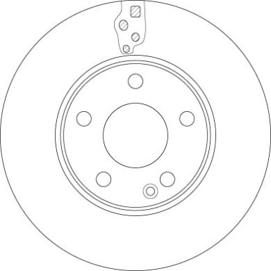 TRW | Bremsscheibe | DF6548