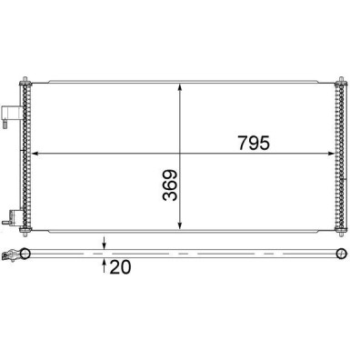 Mahle | Kondensator, Klimaanlage | AC 689 000S