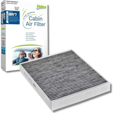 VALEO 715752 Innenraumfilter Aktivkohlefilter, 240x204x31mm, CLIMFILTER PROTECT