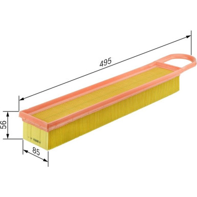 BOSCH F 026 400 050 Luftfilter