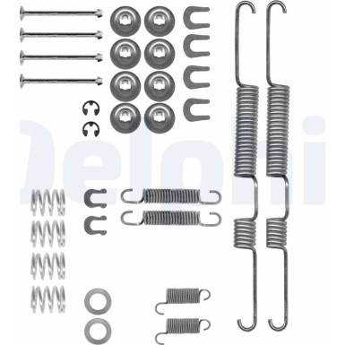 Delphi | Zubehörsatz, Bremsbacken | LY1191