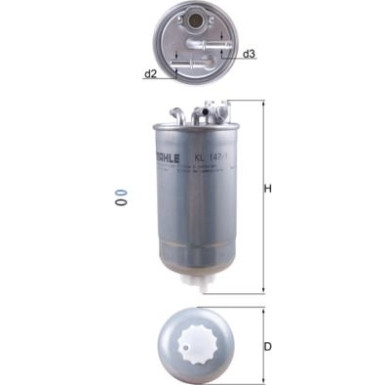 Knecht | Kraftstofffilter | KL 147/1D