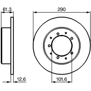 BOSCH | Bremsscheibe | 0 986 478 656