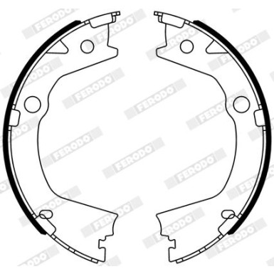 Ferodo | Bremsbackensatz | FSB4318