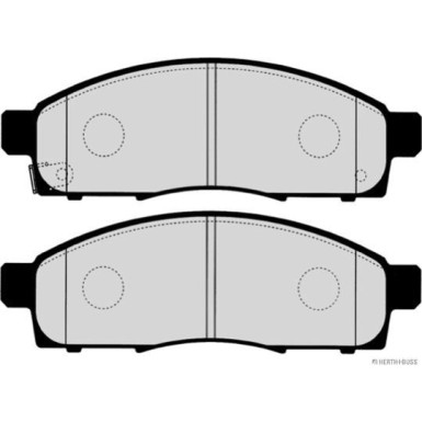 Herth+Buss Jakoparts | Bremsbelagsatz, Scheibenbremse | J3601030