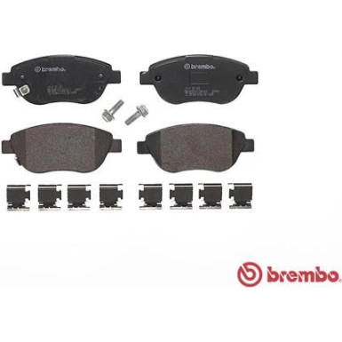 Brembo | Bremsbelagsatz, Scheibenbremse | P 23 153