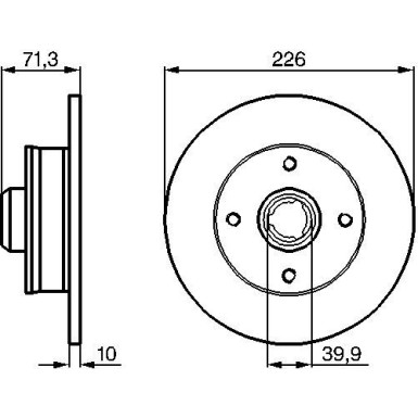 BOSCH | Bremsscheibe | 0 986 478 331