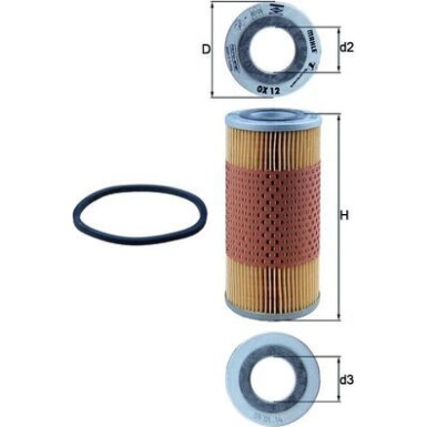 Knecht | Ölfilter | OX 12D