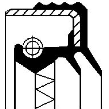 Corteco | Wellendichtring, Differential | 12016062B