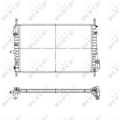 NRF | Kühler, Motorkühlung | 509641