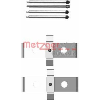 Metzger | Zubehörsatz, Scheibenbremsbelag | 109-1674