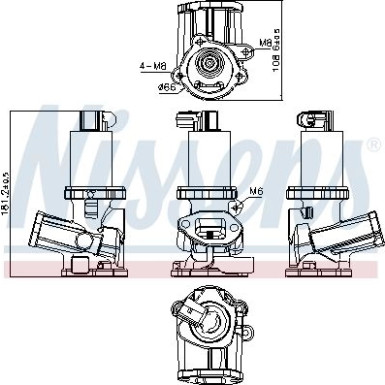 Nissens | AGR-Ventil | 98210