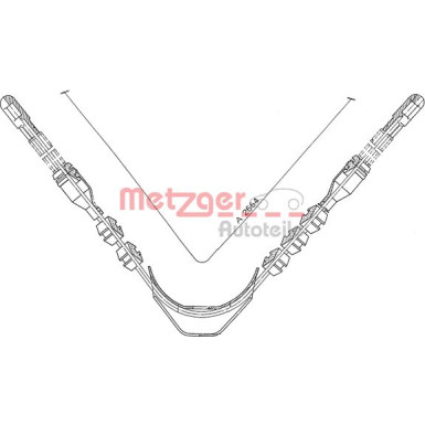 Metzger | Seilzug, Feststellbremse | 11.573