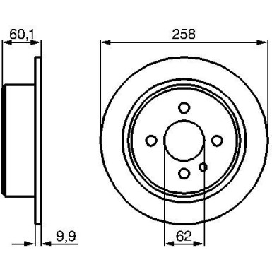 BOSCH | Bremsscheibe | 0 986 478 034