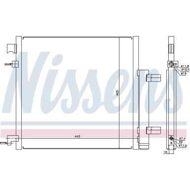 Nissens | Kondensator, Klimaanlage | 940247