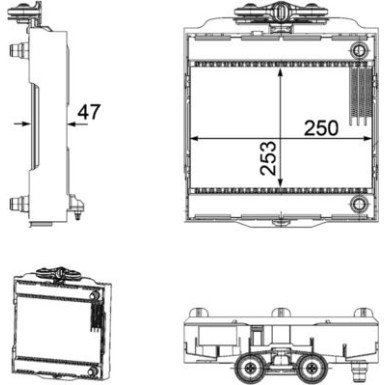 Mahle | Kühler, Motorkühlung | CR 923 000P