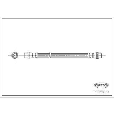 Corteco | Bremsschlauch | 19020654