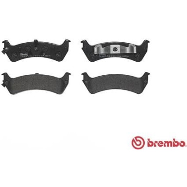 Brembo | Bremsbelagsatz, Scheibenbremse | P 24 042