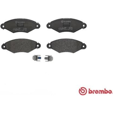 Brembo | Bremsbelagsatz, Scheibenbremse | P 61 098