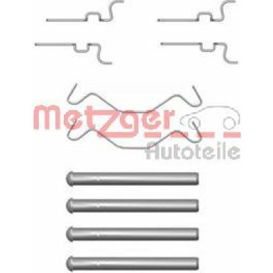 Metzger | Zubehörsatz, Scheibenbremsbelag | 109-1683