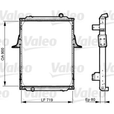 Valeo | Kühler, Motorkühlung | 733533