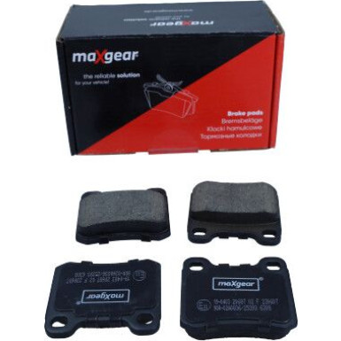 Maxgear | Bremsbelagsatz, Scheibenbremse | 19-0403