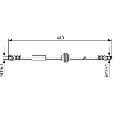 BOSCH | Bremsschlauch | 1 987 476 808