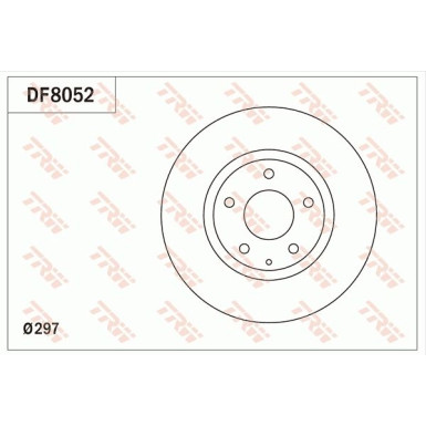 TRW | Bremsscheibe | DF8052