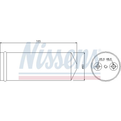 Nissens | Trockner, Klimaanlage | 95437