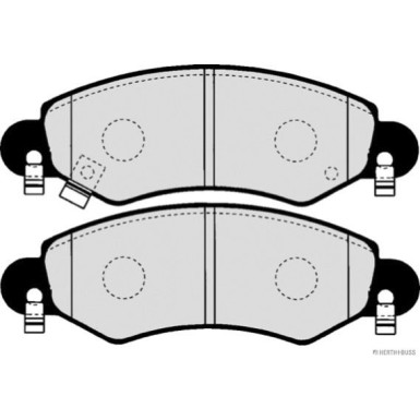 Herth+Buss Jakoparts | Bremsbelagsatz, Scheibenbremse | J3608027