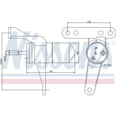 Nissens | Trockner, Klimaanlage | 95471