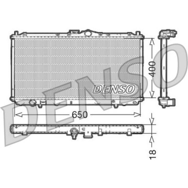 Denso | Kühler, Motorkühlung | DRM45010