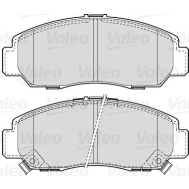 Valeo | Bremsbelagsatz, Scheibenbremse | 301887