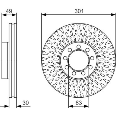 BOSCH | Bremsscheibe | 0 986 479 A23