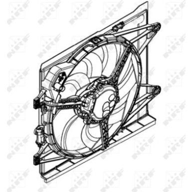 NRF | Lüfter, Motorkühlung | 47598