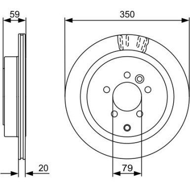 BOSCH | Bremsscheibe | 0 986 479 492