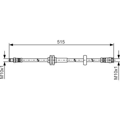 BOSCH | Bremsschlauch | 1 987 481 482