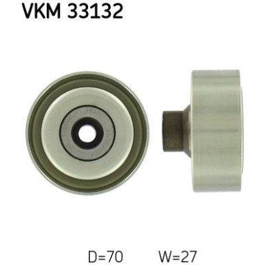 SKF | Umlenk-/Führungsrolle, Keilrippenriemen | VKM 33132