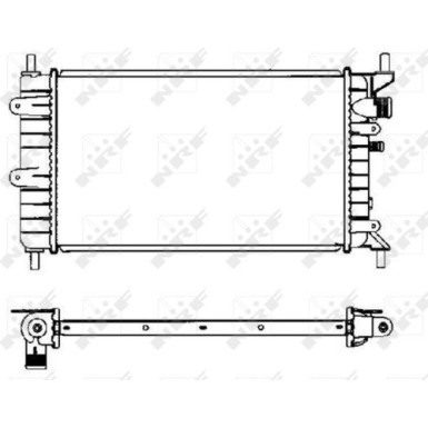 NRF | Kühler, Motorkühlung | 504437