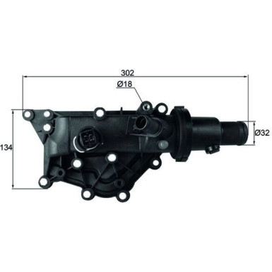 Mahle | Thermostat, Kühlmittel | TH 60 89