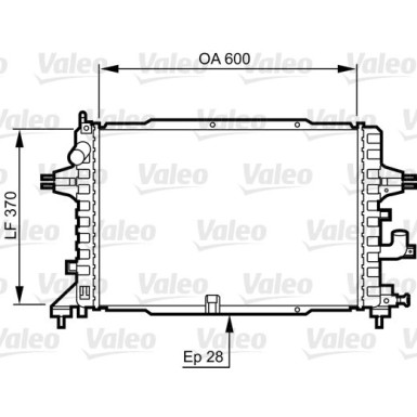 Valeo | Kühler, Motorkühlung | 734380