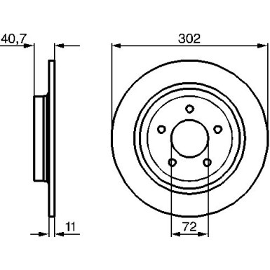 BOSCH | Bremsscheibe | 0 986 479 C69